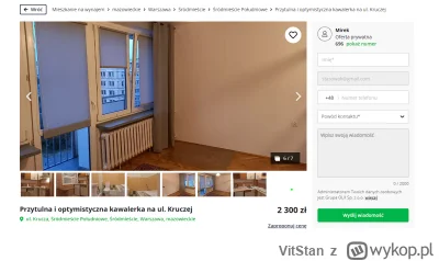 VitStan - Aktualnie szukam mieszkania na wynajem w Warszawie i taka perełka mi się tr...