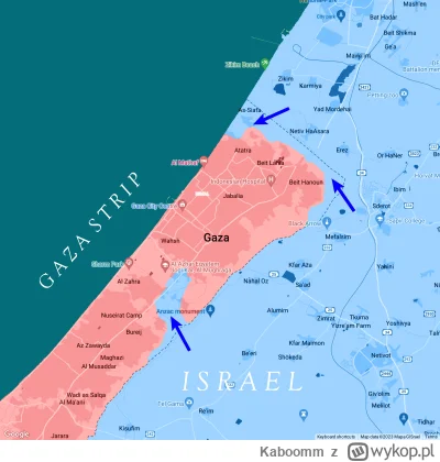 Kaboomm - Izrael wydał polecenie do ludności cywilnej Gazy aby przeszli na drugą częś...