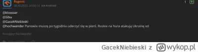 GacekNiebieski - @Rogovic: Zreszta...ty juz mi raz po fakcie przyznawales racje...( ͡...