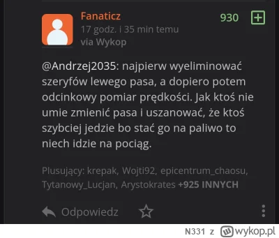 N331 - Według Wykopu dzban z Audi ma pierwszeństwo...

#polska #motoryzacja #polskied...