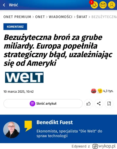 Edyward - #onetcontent onet prawdę wam powie, no jasne, że z Rzeszy lepsze #niemce