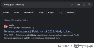 Syrekkk - Przy wyszukaniu tej frazy dalej stabilnie XDDD

#mecz #patałachy