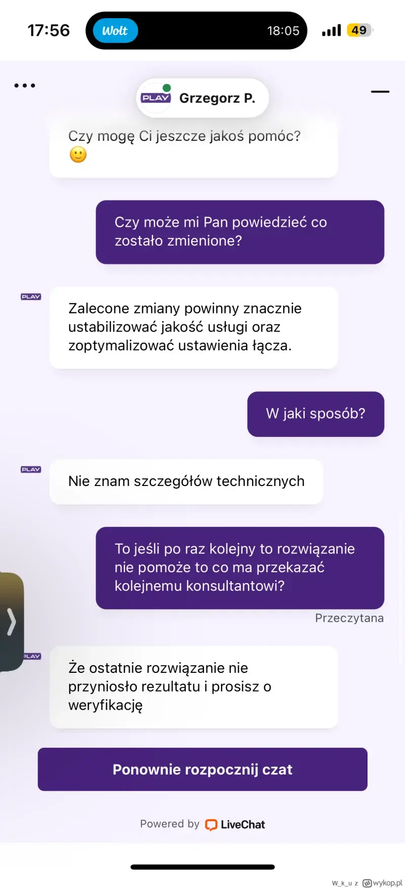 Wku - Potwierdzam, support wspaniały ( ͡° ͜ʖ ͡°) (2 tygodnie na infolinach, żeby w ko...