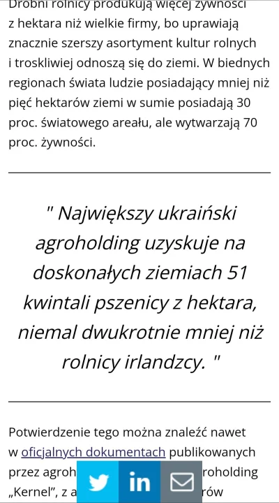 rolnikwykopowy - >Polscy rolnicy nadal dostają 67 mld zł dopłat

@ZapomnialWieprzJakP...