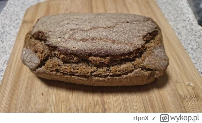 rtpnX - Chlieb upiekłem, żeby rano go zjeść 
#gotujzwykopem #pieczzwykopem #chleb