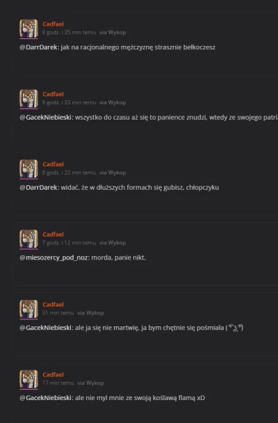 ziuaxa - @Cadfael  I cyk na czarnolisto ( ͡° ͜ʖ ͡°)