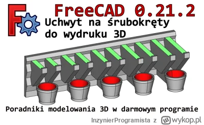 InzynierProgramista - FreeCAD - uchwyt na śrubokręty / wkrętaki - jak poradzić sobie ...