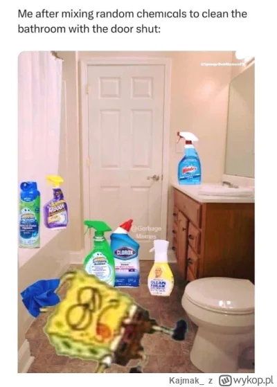 Kajmak_ - Zawsze w sobotę trza się nacieszyć zapachem środków do sprzątania (｡◕‿‿◕｡)
...