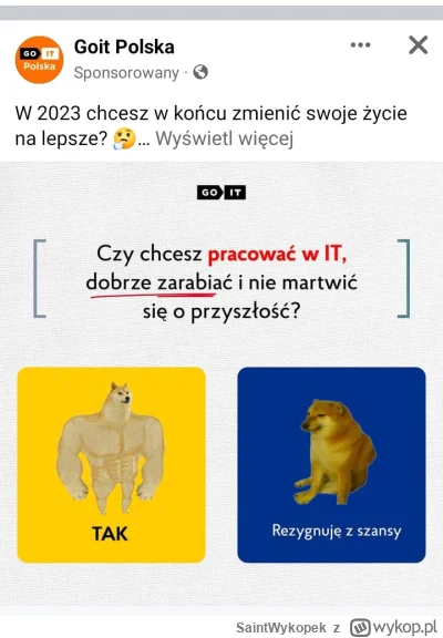 SaintWykopek - Szanuję za cheemsa. 
#programowanie #programista15k