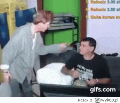 Pazox - @Gowol: Plaskacz w mordę od garbatego to chleb powszedni