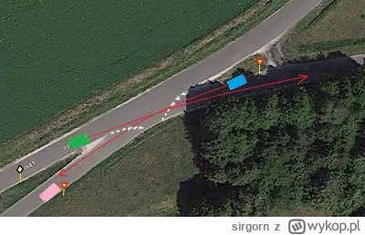 sirgorn - @bor123: tak od góry to widzę i zielony ma pierwszeństwo, ale jak patrzę na...