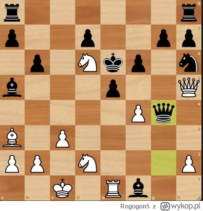 Rogogon5 - #szachy Białe mają tu fajnego takitensa.