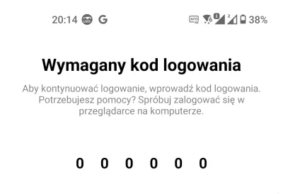 BelkaBec - Skąd ten kod mam wziąć przy logowaniu do #messenger od #facebook? Robiłem ...