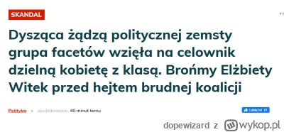 dopewizard - #polityka bracia klęczacy w czwartej gęstości xD