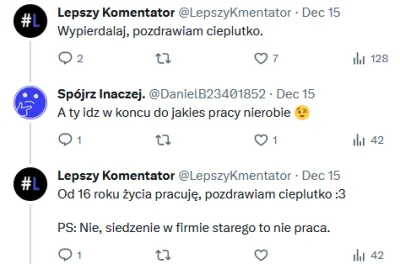 fanDokturkeNapierauke - Oj, bo zacznę mu współczuć. Jak on co drugi tweet narzeka na ...