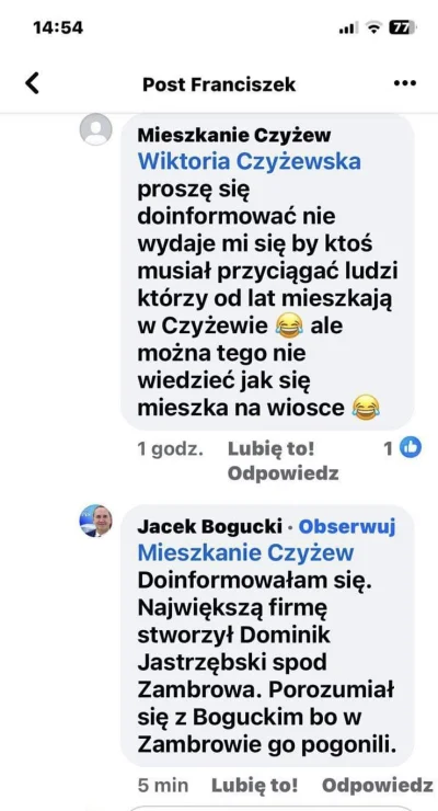 zombies12577 - Poseł PiS Jacek Bogucki z fejkowych kont na FB atakował kontrkandydató...