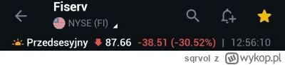 sqrvol - Uwaga w ostatniej chwili promocja -30% została przeniesiona z Xtb na Fiserv....
