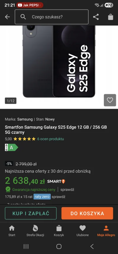 Uuroboros - Nowy s25 edge w cenie s25? Zastanawiam się czy fejk czy nie. Niby nówka
#...