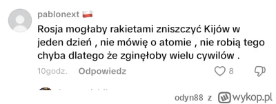 odyn88 - XDD

#polskieonuce #onuceztiktoka #rosja #ukraina #wojna