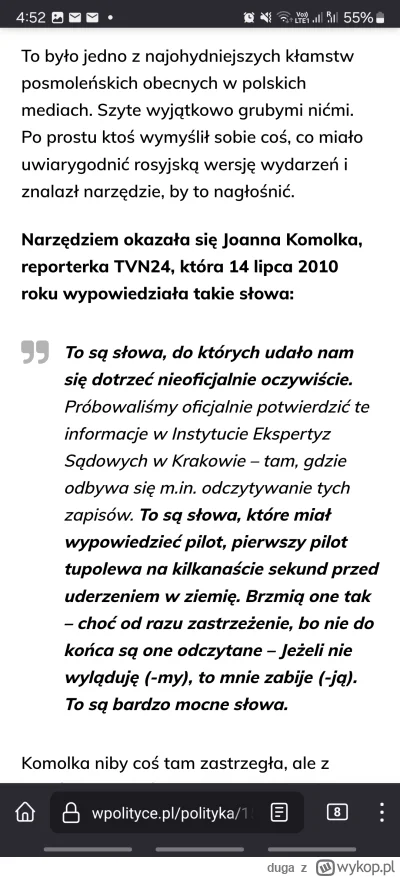 duga - @janekplaskacz: tak TVN to neutralne medium i wcale nie jest anty pis