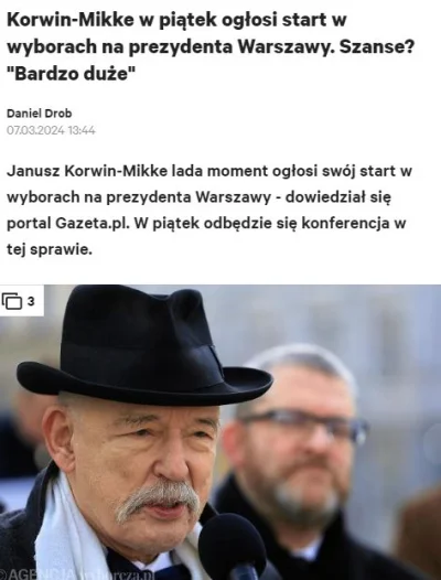 framugabezdrzwi - Korwin startuje na prezydenta Warszawy xD
#warszawa