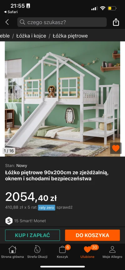 bylembordo - Druga polowka znalazla na #allegro takie #lozeczko - zdjecia ladne, wygl...