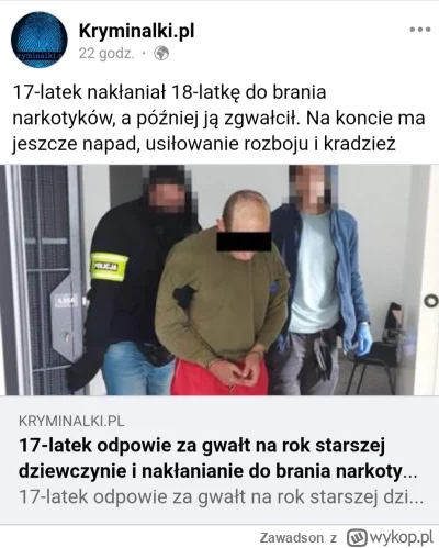 Zawadson - Ktoś z redakcji chyba walnął babola z latami, bo żeby w jego wieku mieć za...