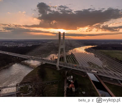 belu_p - Kolejna odsłona Mostu Rędzińskiego, przed zachodem słońca.

#wroclaw #dji #d...