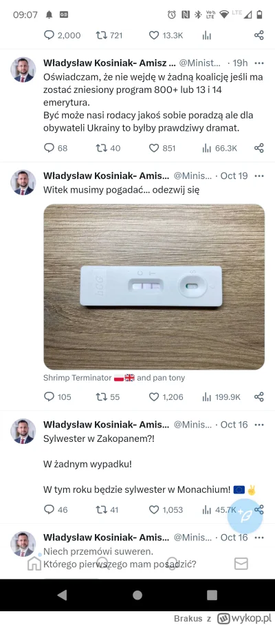 Brakus - #polityka 
#wybory 
#heheszki 
Co ten kosiniak xd