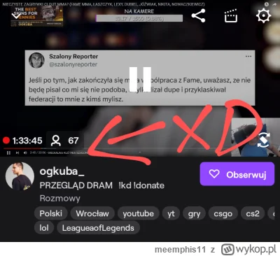 meemphis11 - #famemma 
Og kondon,brat takefiuta,wujek Nikosia

XDDDDD

Przynajmniej n...