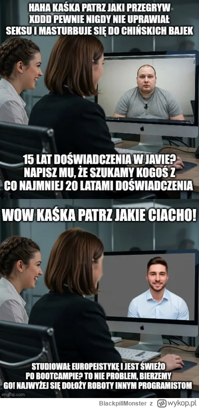 BlackpillMonster - #programista15k #programowanie #pracait #korposwiat #blackpill