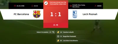 Tymczas0wy - @l--RAD--l: Najlepszy wynik wyjazdowy to chyba remis... Lecha Poznań XD