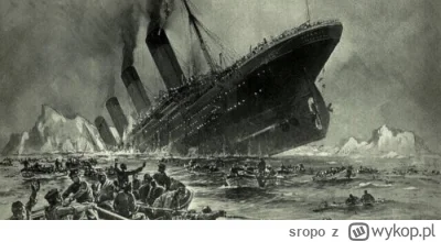 sropo - Tuż przed północą 14 kwietnia Titanic zderzył się z górą lodową. O godzinie 2...