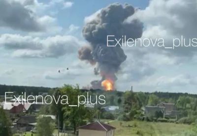 yosemitesam - #rosja #ukraina #wojna 
W obwodzie riazańskim wybuch w prochowni zakład...