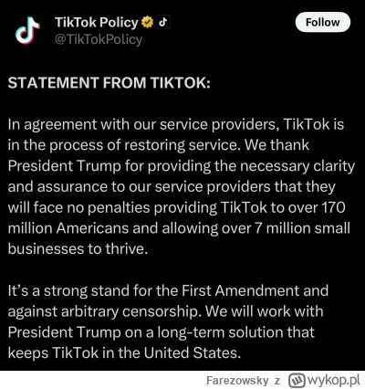 Farezowsky - pojeczeli, pokrzyczeli i już wróciło xD
#usa #tiktok