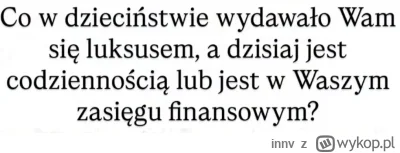 innv - #pytaniedoeksperta #przegryw #finanse

Ja zacznę: pójście do restauracji i zam...