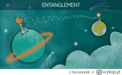 Chicoxxx66 - Entanglement jest niezwykłym zjawiskiem, w którym dwie (lub więcej) cząs...