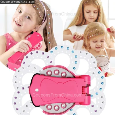 n____S - ❗ Hair Braiding Diamond Chip Ornament Machine for Kids Toy
〽️ Cena: 3.88 USD...