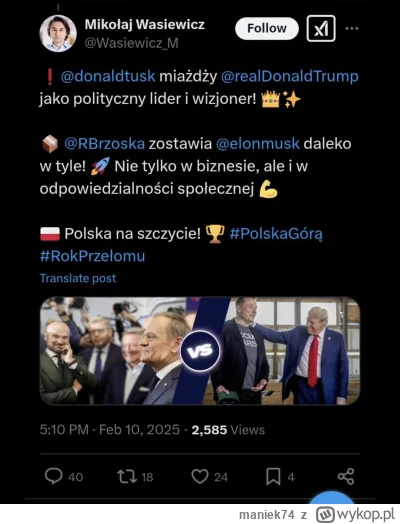 maniek74 - @twojastaraglosujena_korwina do tego spuścili ze smyczy trolli z toporna p...