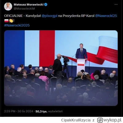 CipakKrulRzycia - #bekazpisu #polityka #wybory 
Mateusz nie wytrzymał. Teraz już nik ...