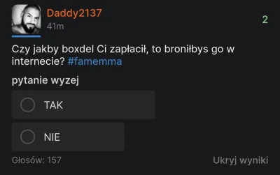 Daddy2137 - Większość z Was odpowiada, że za pieniądze byłaby w stanie bronić boxdela...