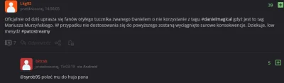 PeriodFromVaginax9 - >ale ja z patusami nie dyskutuje

@bitrab: Aha czyli oglądając r...