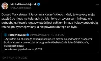 Imperator_Wladek - @KosmicznyPaczek: ten twit mógłby być w górnej części obrazka i ni...