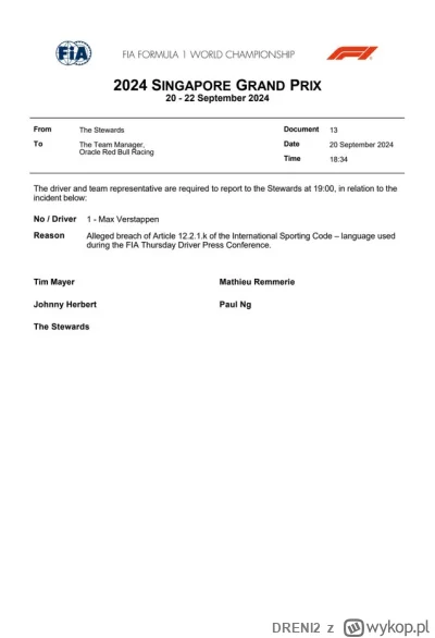 DRENI2 - #f1 nie ma takiego przeklinania