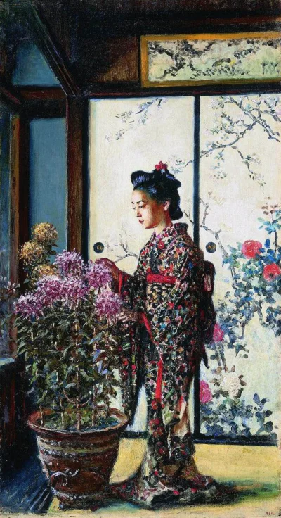 Bobito - #obrazy #sztuka #malarstwo #art

Japonka - Wasilij Wierieszagin (1903).