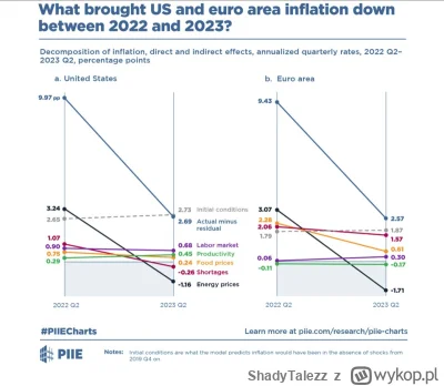 ShadyTalezz - Przyczyny spadku inflacji w USA i strefie euro, jak widać mainstreamowa...