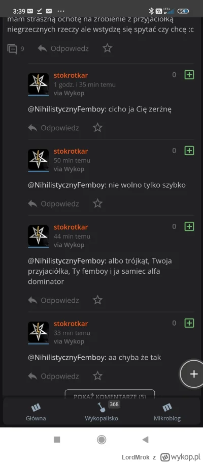 LordMrok - @stokrotkar: