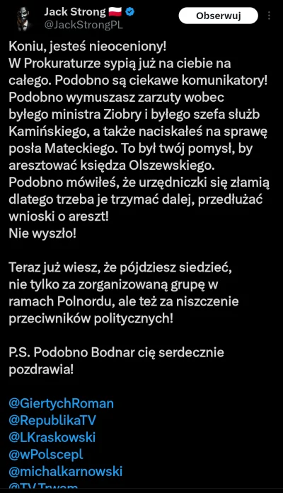 ProstyKrzywy - PiS 8 lat pełnia władzy, zero dowodów

Ale teraz jest inaczej mordo, p...