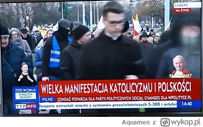 A.....n - Ludzie wyszli na ulicę w obronie Papieża. Lewackie szczekaczki szczujące na...