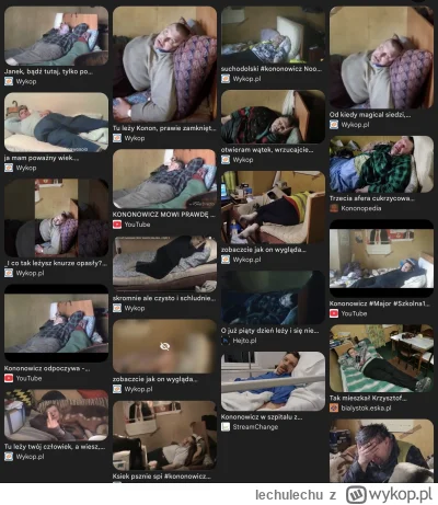 lechulechu - To był człowiek, który lubił leżeć #kononowicz #patostreamy